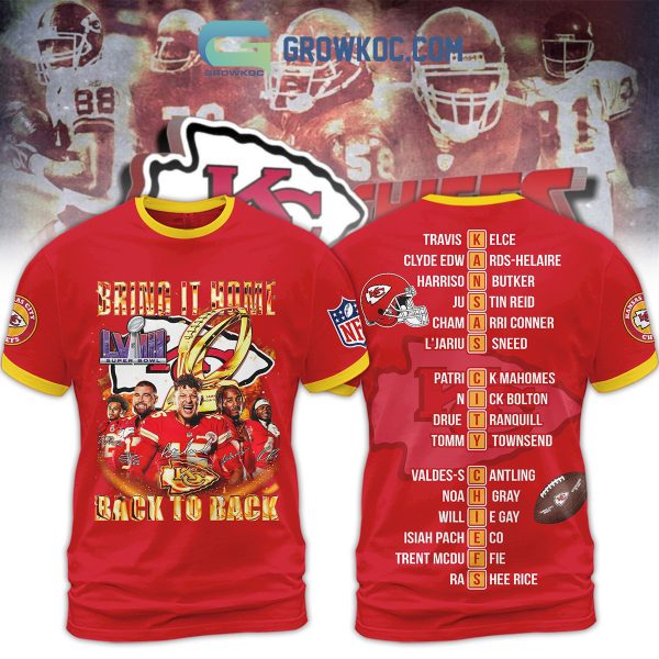 Kansas City Chiefs Bring It Home Back To Back Super Bowl LVIII Hoodie T Shirt