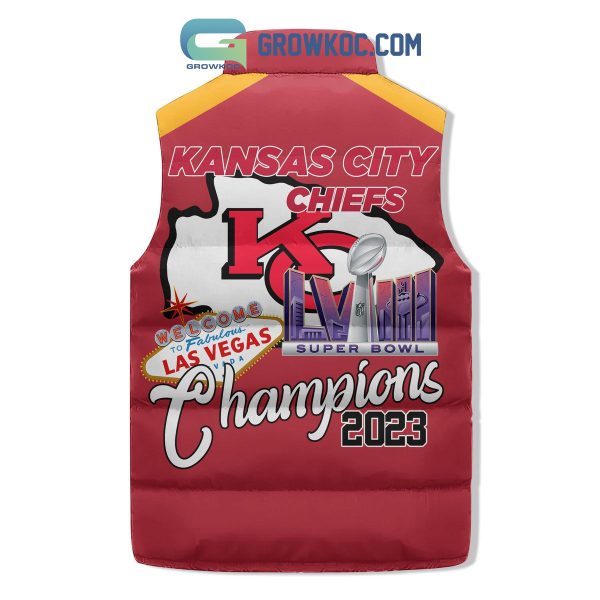 Kansas City Chiefs Super Bowl Champions 2023 Puffer Jacket