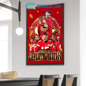 Kansas City Chiefs Super Bowl LVIII Champions Poster