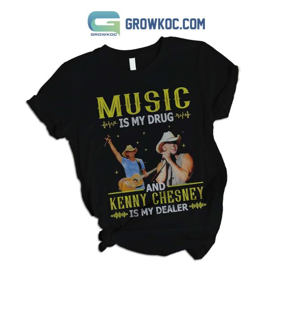 Kenny Chesney Music And Fan My Drug Fleece Pajamas Set