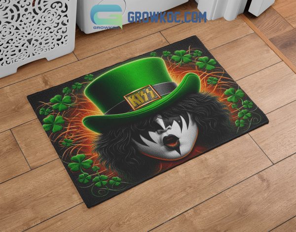 Kiss Band Irish Spirit Happy St. Patrick’s Day Doormat