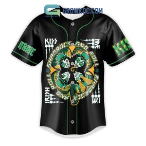 Kiss Irish St. Patrick’s Day Personalized Baseball Jersey