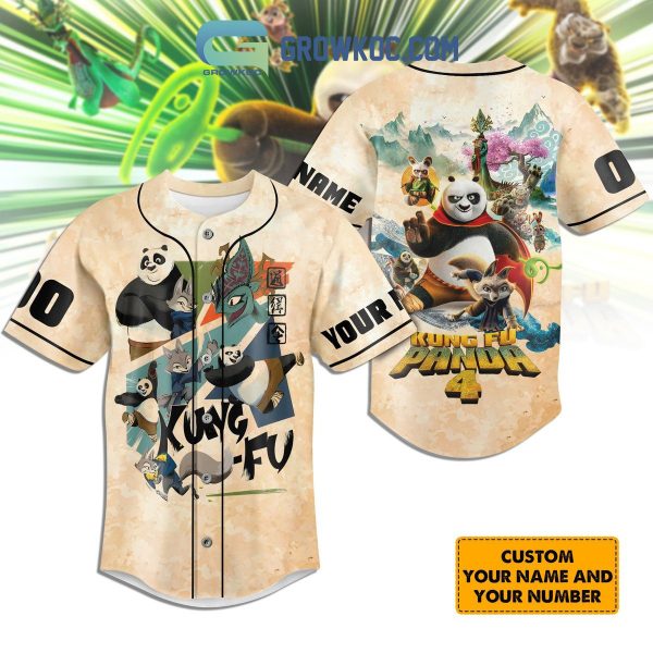 Kung Fu Panda 4 Love Personalized Baseball Jersey