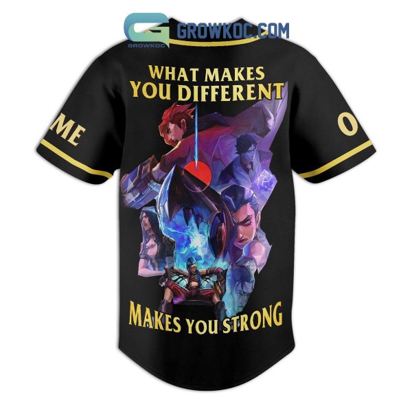 League Of Legends Make You Strong Personalized Baseball Jersey