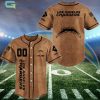 Las Vegas Raiders Brown American Flag Personalized Baseball Jersey