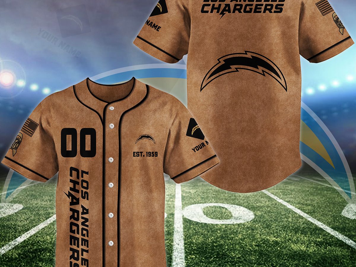 Personalized hotsell chargers jersey