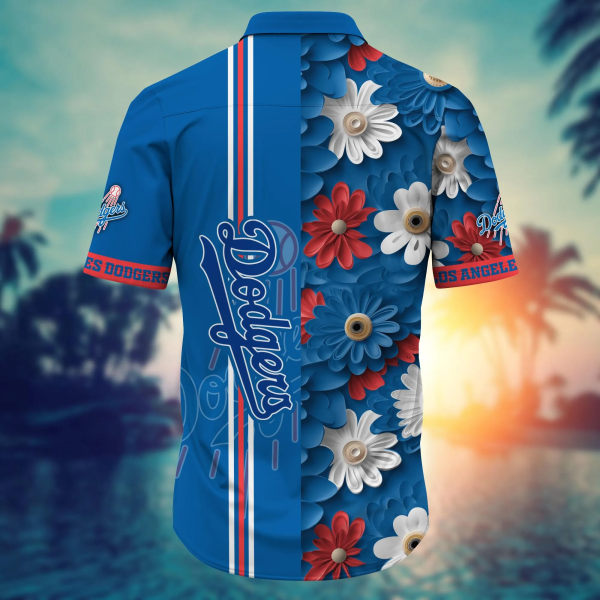 Los Angeles Dodgers Summer Flower Hawaii Shirts
