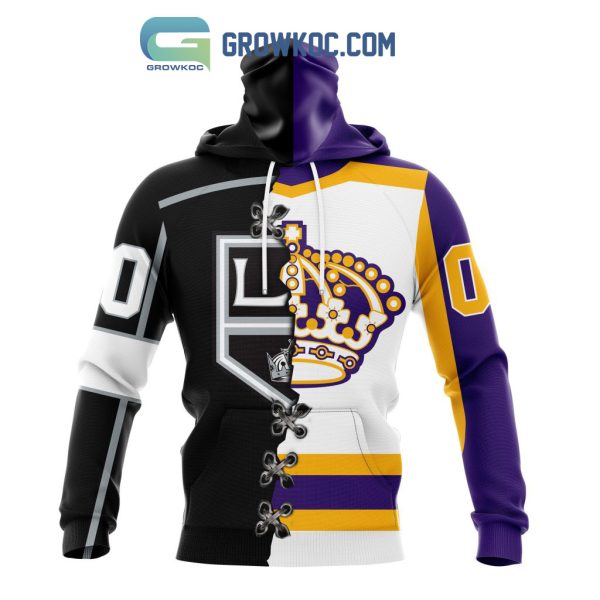 Los Angeles Kings Mix Reverse Retro Personalized Hoodie Shirts