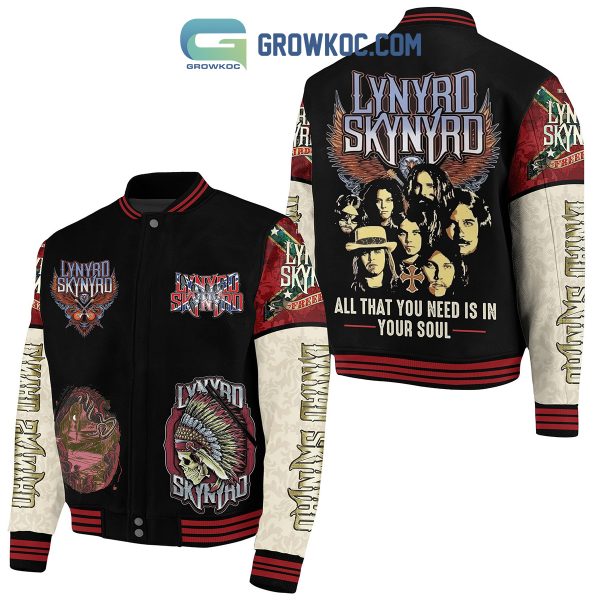 Lynyrd Skynyrd Your Soul Proud Fan Baseball Jacket