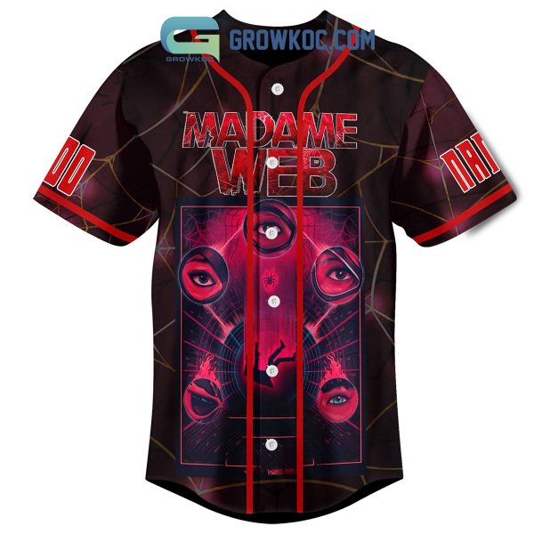Madame Web Marvel Personalized Baseball Jersey