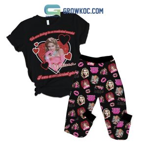 Madonna Material Girl Fleece Pajamas Set