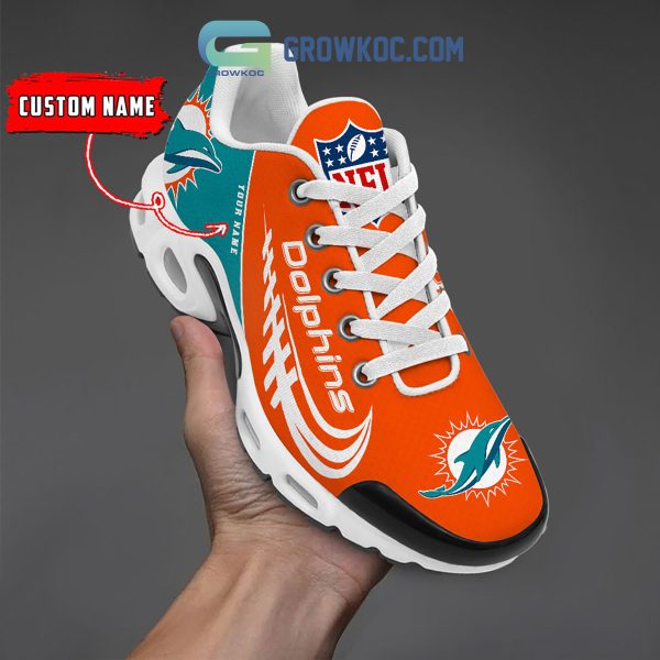 Miami Dolphins Personalized TN Shoes