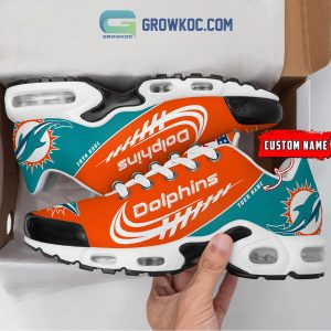 Miami Dolphins Personalized TN Shoes