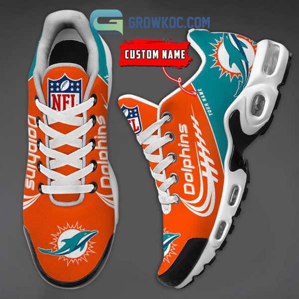 Miami Dolphins Personalized TN Shoes