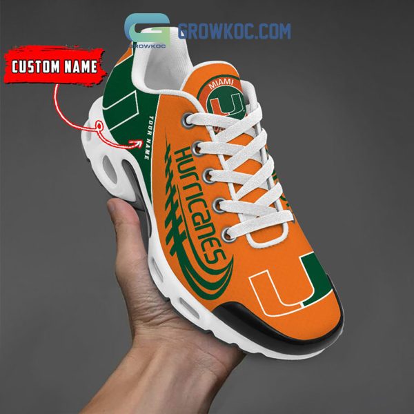 Miami Hurricanes Personalized TN Shoes