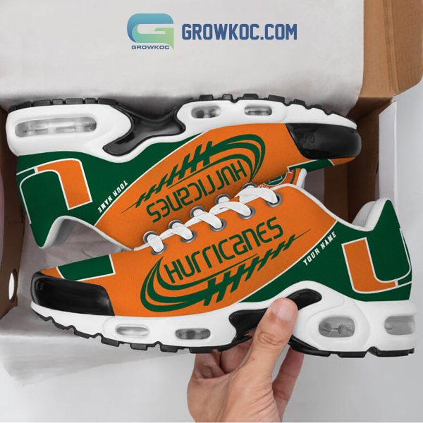 Miami Hurricanes Personalized TN Shoes