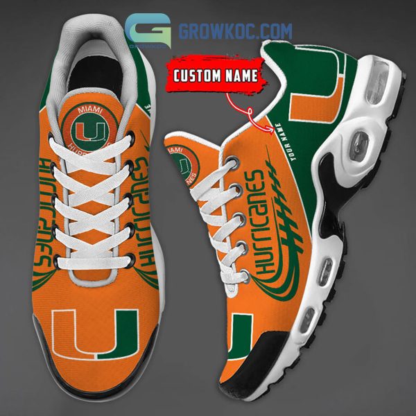 Miami Hurricanes Personalized TN Shoes