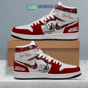 Michael Jackson Fan Love Personalized Air Jordan 1 Shoes