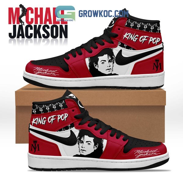 Michael Jackson King Of Pop Fan Air Jordan 1 Shoes