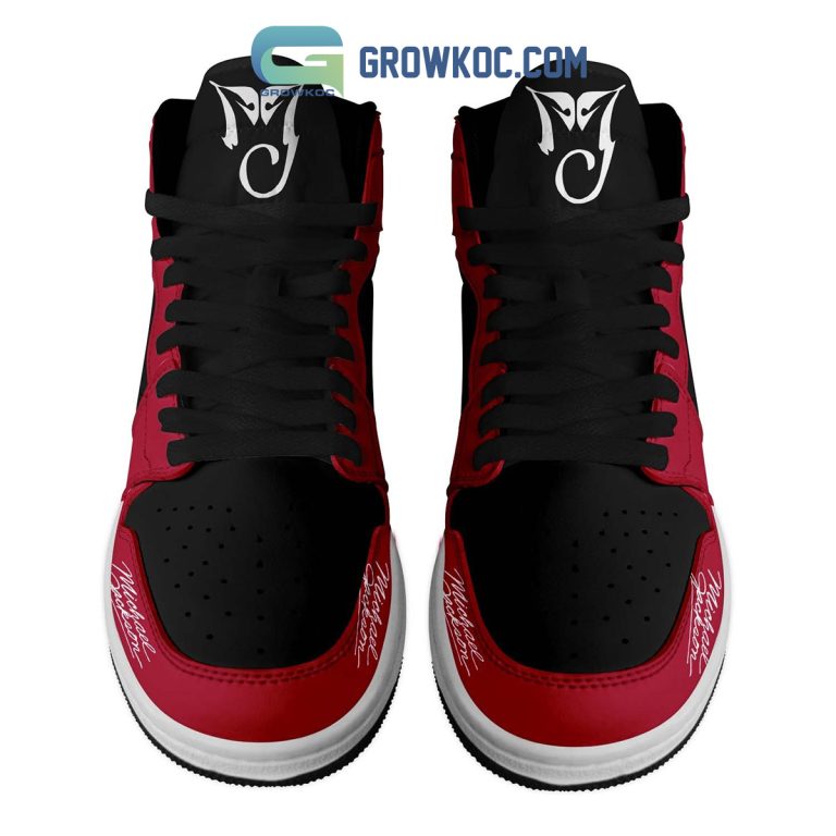 Michael Jackson King Of Pop Fan Air Jordan 1 Shoes - Growkoc