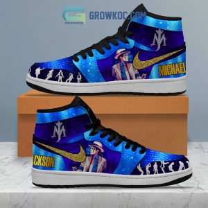 Michael Jackson Moonwalk Dance Air Jordan 1 Shoes