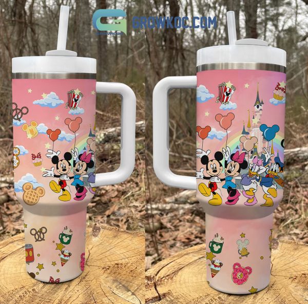 Mickey Minnie True Love Fan 40oz Tumbler