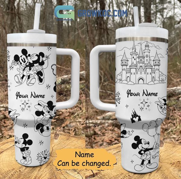 Mickey Mouse Minnie Disney Fan Personalized 40oz Tumbler