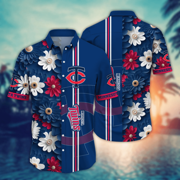 Minnesota Twins Summer Flower Hawaii Shirts