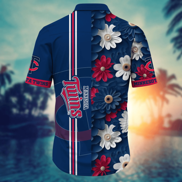 Minnesota Twins Summer Flower Hawaii Shirts