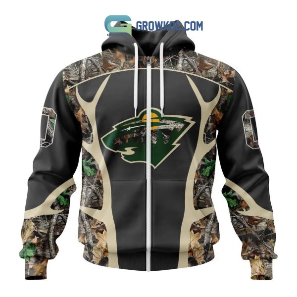 Minnesota Wild NHL Special Camo Hunting Personalized Hoodie T Shirt