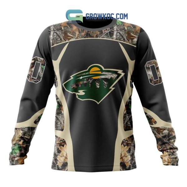 Minnesota Wild NHL Special Camo Hunting Personalized Hoodie T Shirt