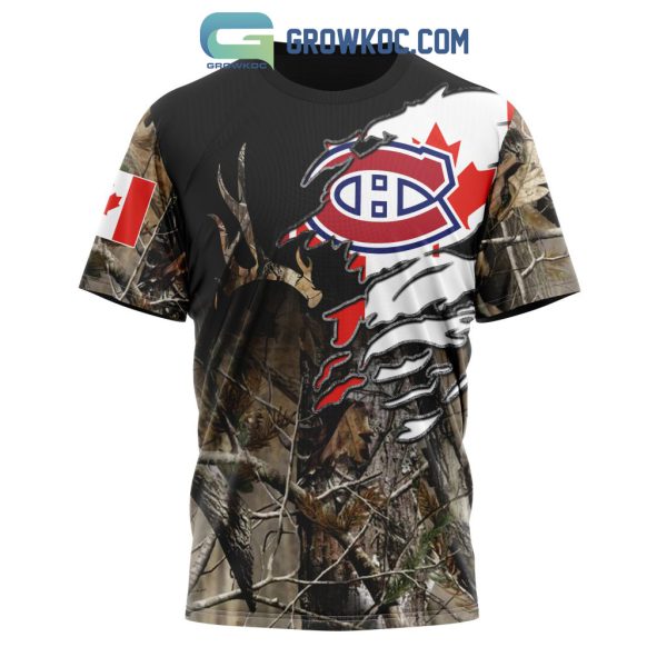 Montreal Canadiens NHL Special Camo Realtree Hunting Personalized Hoodie T Shirt