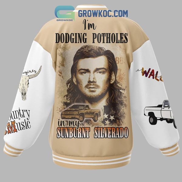 Morgan Wallen Dodging Potholes Baseball Jacket