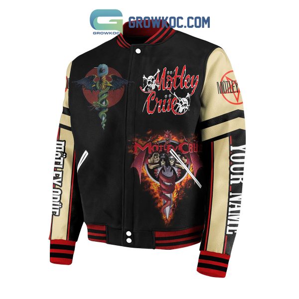 Motley Crue Shout At Devil Personalized Baseball Jacket