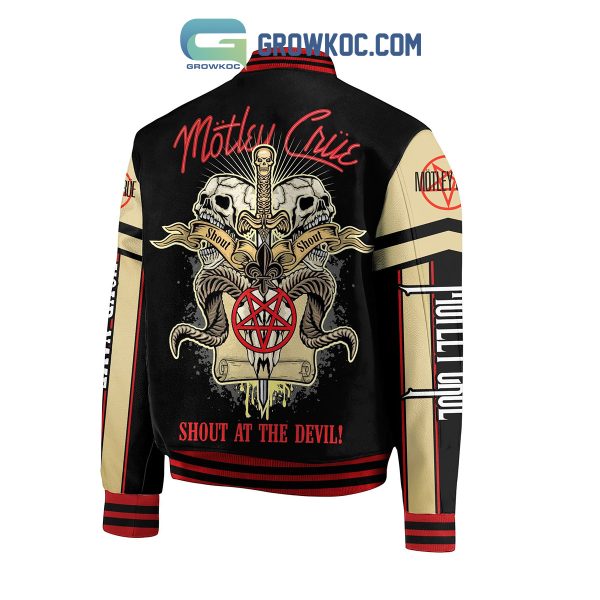 Motley Crue Shout At Devil Personalized Baseball Jacket