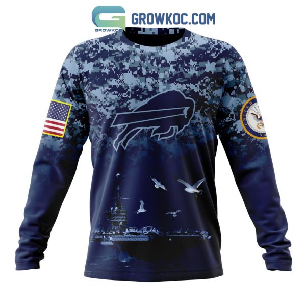 NFL Buffalo Bills Honor US Navy Veterans Personalized Hoodie T Shirt