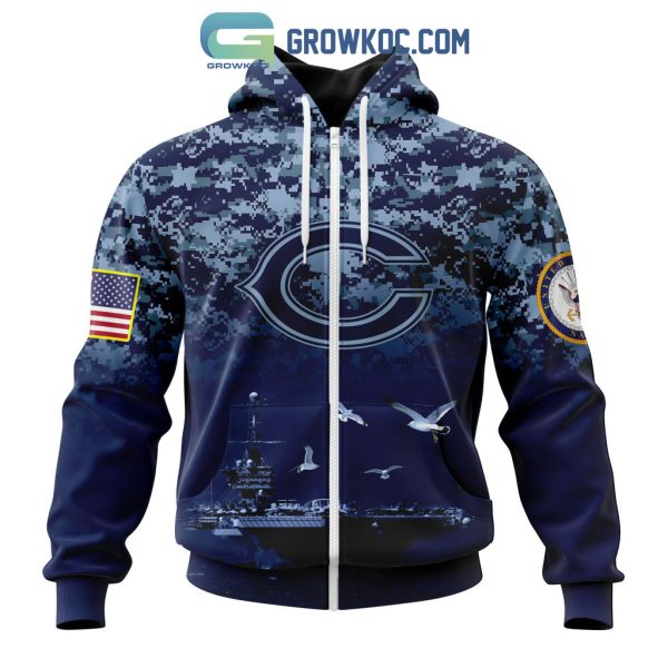 NFL Chicago Bears Honor US Navy Veterans Personalized Hoodie T Shirt