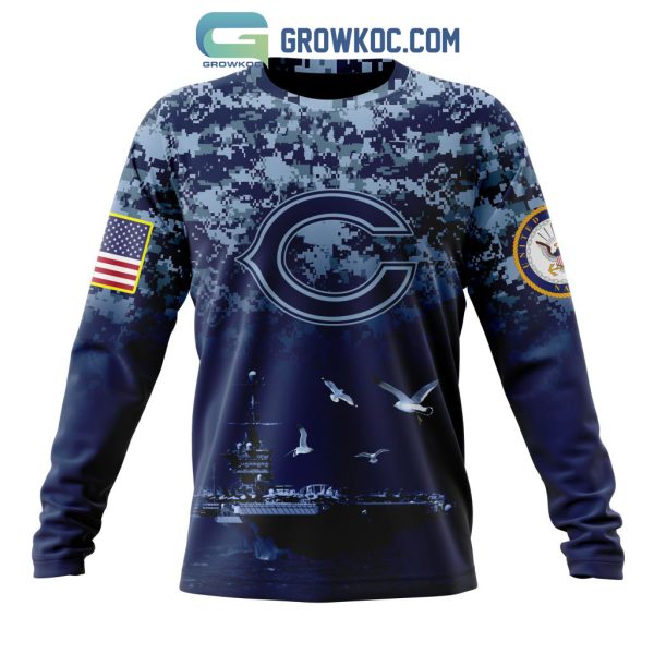 NFL Chicago Bears Honor US Navy Veterans Personalized Hoodie T Shirt