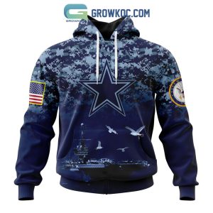 NFL Dallas Cowboys Honor US Navy Veterans Personalized Hoodie T Shirt