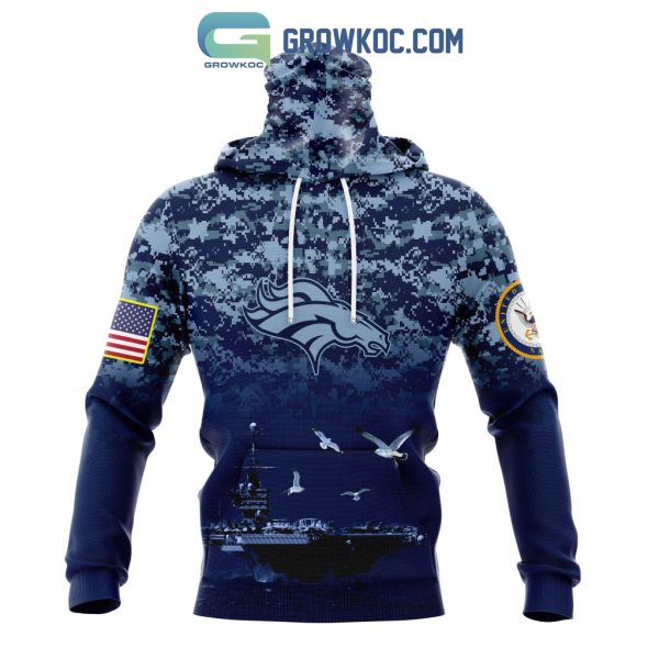 NFL Denver Broncos Honor US Navy Veterans Personalized Hoodie T Shirt