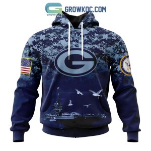 NFL Green Bay Packers Honor US Navy Veterans Personalized Hoodie T Shirt