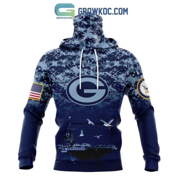 NFL Green Bay Packers Honor US Navy Veterans Personalized Hoodie T Shirt