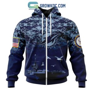 NFL Miami Dolphins Honor US Navy Veterans Personalized Hoodie T Shirt