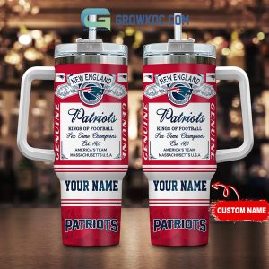 New England Patriots Kings of Football Personalized 40oz Tumbler