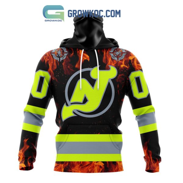 New Jersey Devils Honoring Firefighters Hoodie Shirts