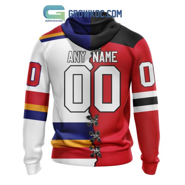 New Jersey Devils Mix Reverse Retro Personalized Hoodie Shirts