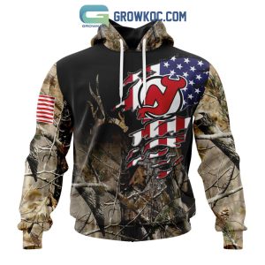 New Jersey Devils NHL Special Camo Realtree Hunting Personalized Hoodie T Shirt