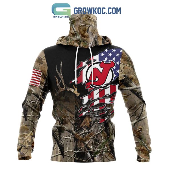 New Jersey Devils NHL Special Camo Realtree Hunting Personalized Hoodie T Shirt