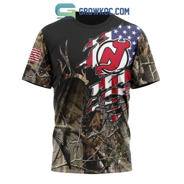 New Jersey Devils NHL Special Camo Realtree Hunting Personalized Hoodie T Shirt