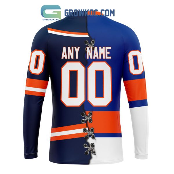 New York Islanders Mix Reverse Retro Personalized Hoodie Shirts